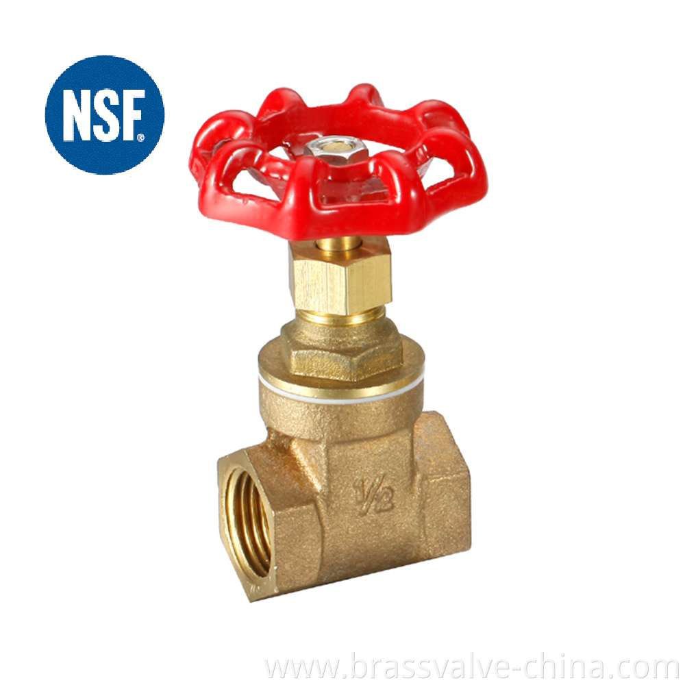 Lead Free Brass Gate Valve Jpg